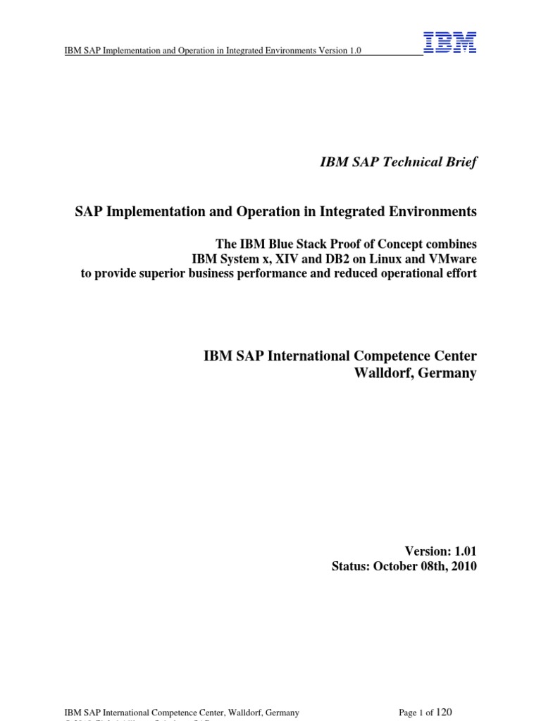 Blue Stack X - 08102010 | PDF | Sap Se | Virtual Machine