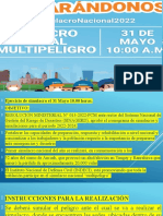 Simulacro multipeligro 31 Mayo