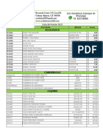 Lista de precios 2022 de bolsas, mantas y artículos ecológicos