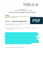 Guia Del Trabajo Siete Principios Forma Cristiana de Gobierno - Unión Con Unidad