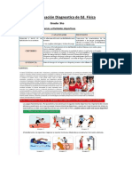 Evaluación Diagnostica de Ed Fisica 5to