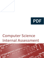 Computer Science Internal Assessment: Paul Baumgarten - 2020.3