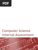 Computer Science Internal Assessment: Paul Baumgarten - 2020.3