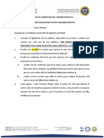 Actividad Evaluativa Textos Argumentativos