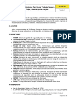 PR-HSE-08 Procedimiento Escrito de Trabajo Seguro - Izaje y Descarga de Cargas v4