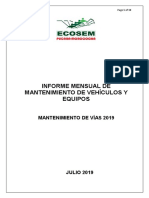 Inf. Mantto de Vehiculos y Equipos