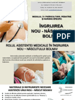 Îngrijirea Nou - Născutului Bolnav: Modulul 31: Puericultură, Pediatrie Și Nursing Specific