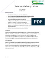 Irish Mushroom Industry Labour Survey: Executive Summary