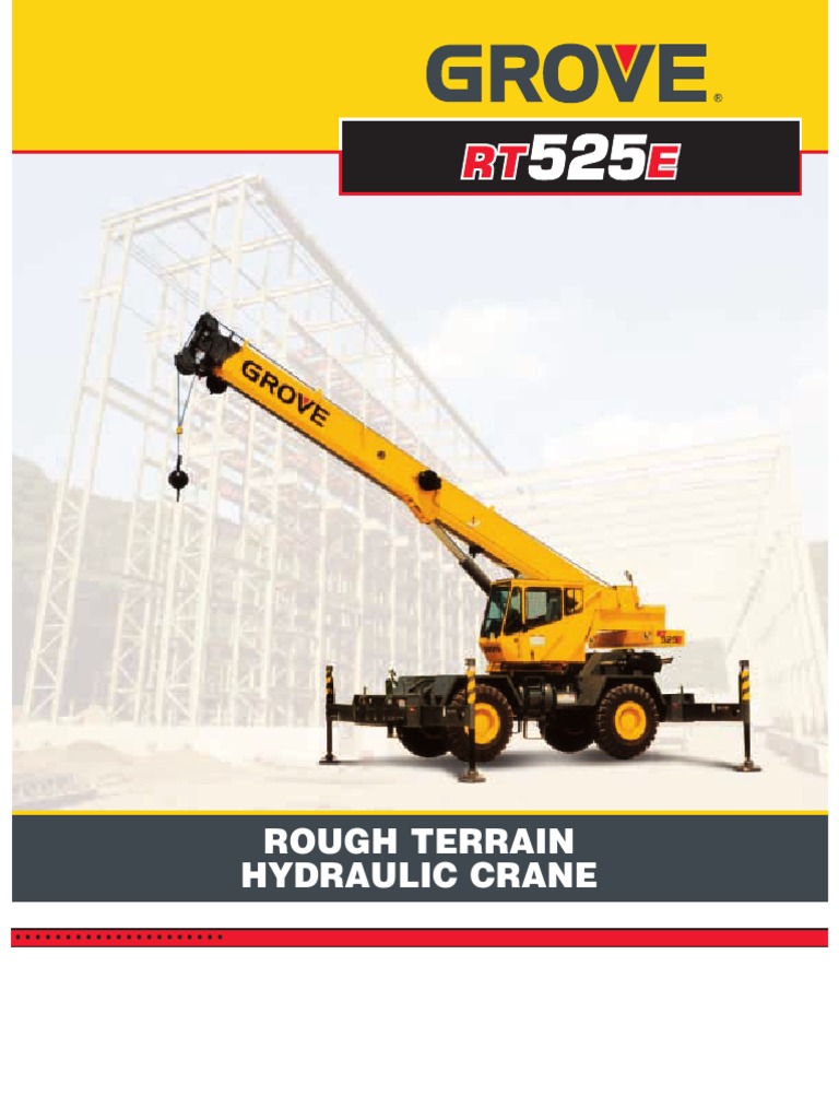 Grove Rt525e 25-Ton | PDF | Crane (Machine) | Truck