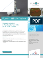 Saint Gobain Furon HPVM Manual 2 Way QT Valve