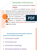 Cytotaxonomy/ Cytological: Study of Nucleus and Cytoplasm