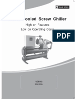 User Manual Screw Chiller Water Cooled