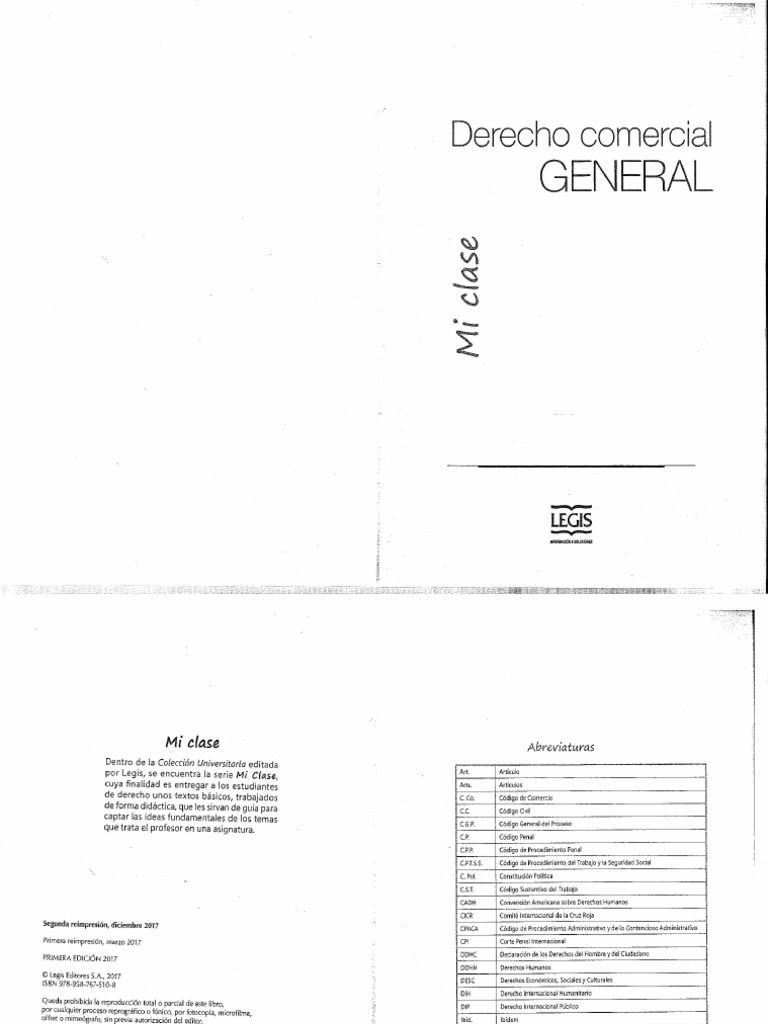 Derecho comercial general pdf