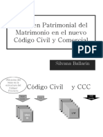 Régimen Patrimonial Del Matrimonio en El Nuevo Código