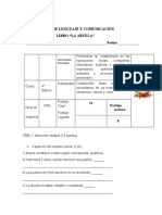 Prueba 4° Basico La Abuela