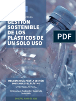 Plan Nacional para La Gestion Sostenible de Plasticos Un Solo Uso Minambiente