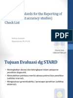 STARD (STAndards For The Reporting of Diagnostic