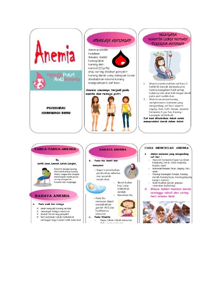Leaflet Anemia | PDF