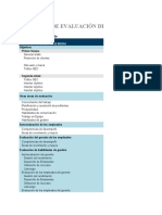 Evaluación de rendimiento de empleados