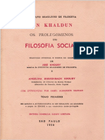 Ibn Khaldun - Os Prolegomenos Ou Filosofia Social - V.1