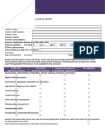 Direct Observation of Procedural Skills (DOPS) Formative: Routine