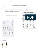 Rutina para La Tonificación Muscular