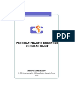 Pedoman Praktis Ergonomi Di Rumah Sakit: Rsud Pasar Rebo