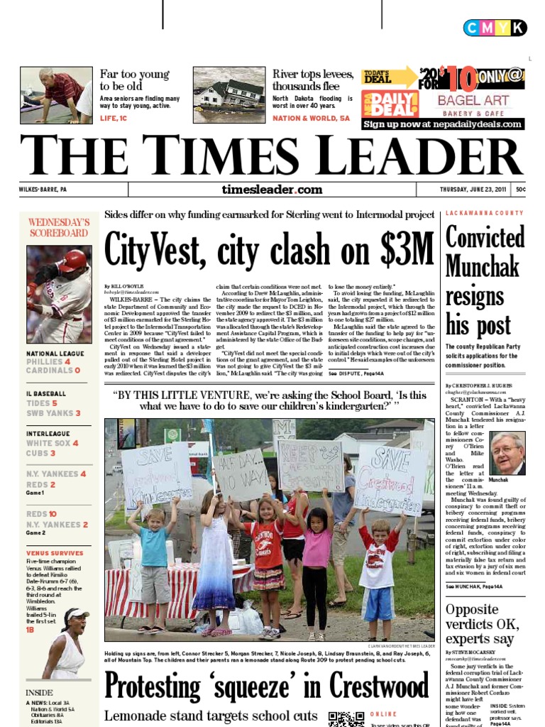 Times Leader 06-23-2011 PDF United States Postal Service Luzerne County pic picture