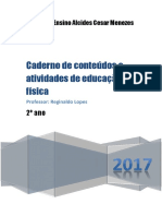 2º Ano Caderno de Conteúdos e Atividades de Educação Física PDF