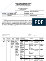 Math 9 - Curriculum Map - 2021-2022 - 2