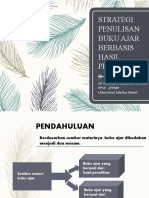 Strategi Penulisan Buku Ajar Berbasis Hasil Penelitian - KD