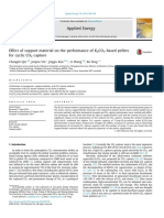 Material On The Performance of K2 CO3 - Based Pellets