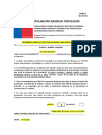 Ejemplo DJ49-2 DECLARACION JURADA DE POSTULACIÓN