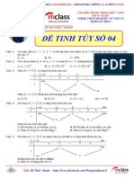 ĐỀ TINH TÚY SỐ 04 Đề Thi