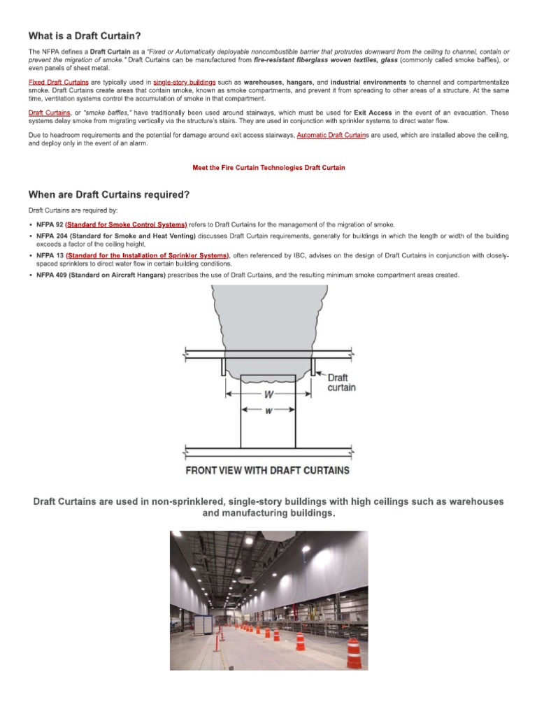 NFPA Draft Curtain Requirements PDF