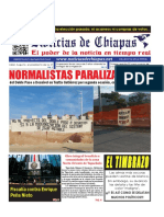 Periódico Noticias de Chiapas, Edición Virtual Miércoles 03 de Agosto de 2022