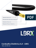 Datasheet 68000056 - Cordoalha Dieletrica 6,4mm