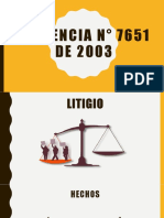 Sentencia #7651 de 2003