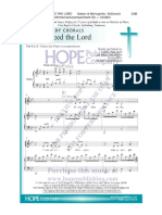 People Needthe Lord: Quick Study Chorals