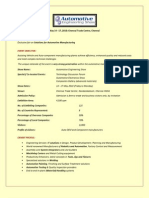 AES Chennai 2010 Fact Sheet