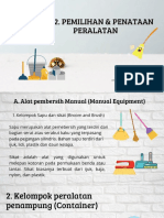 Bab 2. Pemilihan & Penataan Peralatan