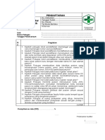 Daftar Tilik Sop Pendaftaran