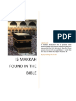 Is Makkah in The Bible