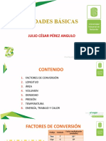 Unidades básicas: factores de conversión, longitud, área, volumen, densidad y más