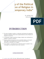 A Study of The Political Function of Religion in Contemporary India