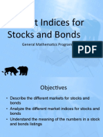 Understand stock and bond market indices