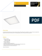 Hygiene LED: IP54/IP20 Recessed Luminaire