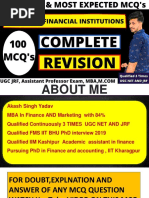 Banking and Financial Institution MOST IMPORTANT MCQ by AKASH