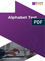Alphabet Test Revised 1 78