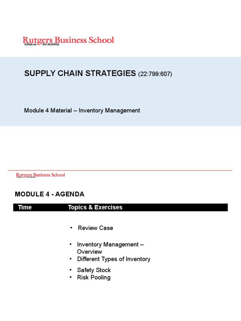 Inventory Management Strategies Explained | PDF | Inventory | Supply Chain